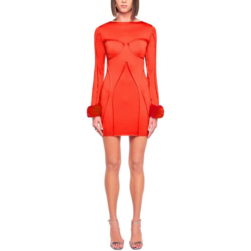 Ow Womens  Ciara Mini Dress, Red